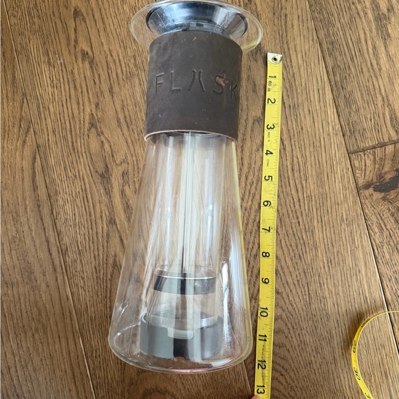 Flask Glass Coffee press double insulated Sleek Coffee Maker - Picture 11 of 12